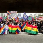 Ato em São Paulo apoia protestos na Bolívia contra estado de exceção e medidas do governo Rodrigo Paz