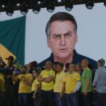 Imagem do vídeo de inteligência artificial exibido na convenção nacional do PL