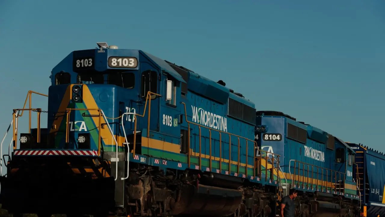 Obras da Ferrovia Transnordestina no interior do Ceará