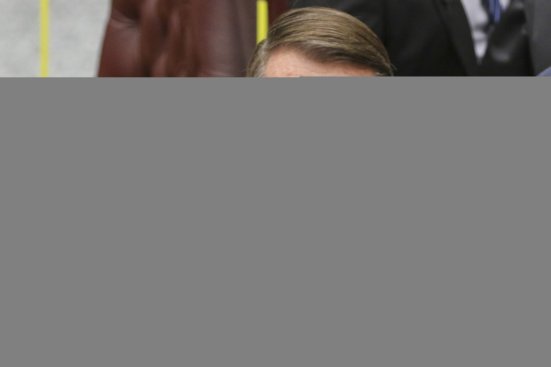 Jair Bolsonaro em cerimônia no Superior Tribunal de Justiça