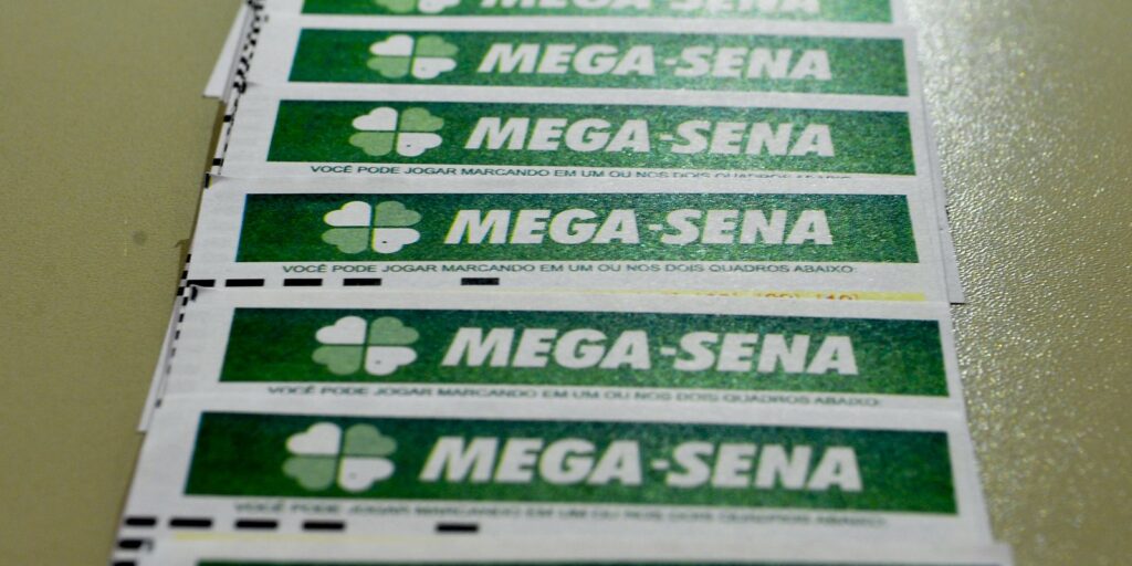 Bilhetes de aposta da Mega-Sena
