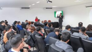 Integrantes do Ministério Público reunidos durante a Caravana do MP em Juazeiro do Norte