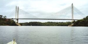 Ponte internacional entre Oiapoque, no Amapá, e Saint-Georges, na Guiana Francesa