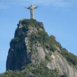 Cristo Redentor no alto do Morro do Corcovado, no Rio de Janeiro