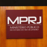 Placa do Ministério Público do Estado do Rio de Janeiro