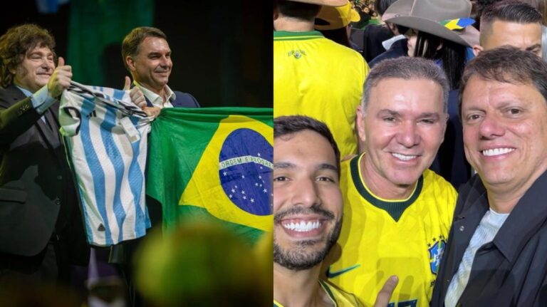 Participantes e apoiadores durante a convenção nacional do PL