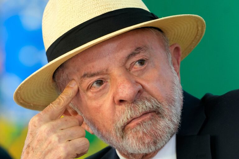 EUA negam que missão ao Brasil buscasse interferir nas eleições 9 Presidente Luiz Inácio Lula da Silva durante cerimônia em Brasília