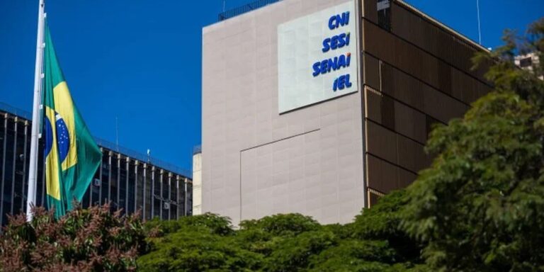 Indústria reage à tarifa de 25% dos Estados Unidos sobre produtos brasileiros 1 Fachada da sede da Confederação Nacional da Indústria