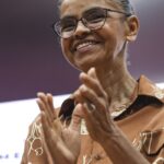 Marina Silva durante evento público em Brasília