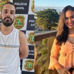 Fotografias de Clarissa Costa Gomes e do réu do processo de feminicídio