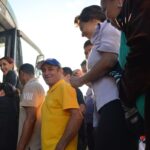 Ônibus urbanos em circulação durante mobilização de trabalhadores rodoviários