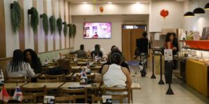 Salão de restaurante na Lapa, no Rio de Janeiro, em imagem de arquivo
