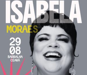 Divulgação da atração Isabela Moraes no Festival Noites Brasileiras