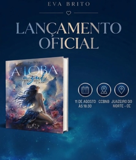 Psicóloga lança livro "A Loba Azul - Selvagem como o Mar", em Juazeiro do Norte 1 WhatsApp Image 2026-08-08 at 07.12.30