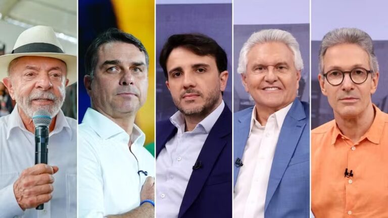 Quaest, 1º turno: Lula, 38%; Flávio Bolsonaro, 31%; Renan Santos, 4%; Caiado, 4%; e Zema, 2%