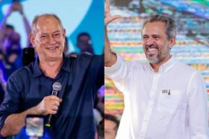 No primeiro dia de campanha, Ciro e Elmano passam pelo Cariri e reforçam disputa pelo Ceará