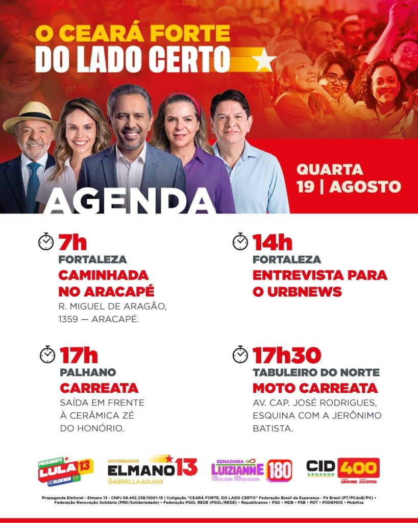Ciro Gomes e Elmano de Freitas cumprem agendas de campanha nesta quarta-feira no Ceará 2 WhatsApp Image 2026 08 19 at 08.49.14 1