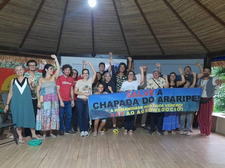 Ambientalistas  se mobilizam contra impactos do agronegócio na Chapada do Araripe
