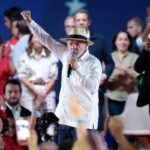 Lula discursa durante convenção que oficializou sua candidatura à reeleição em 2026.