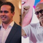 Lucas Ribeiro e Cícero Lucena em montagem sobre a disputa pelo governo da Paraíba