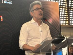 Romeu Zema em imagem de arquivo sobre sua candidatura à Presidência
