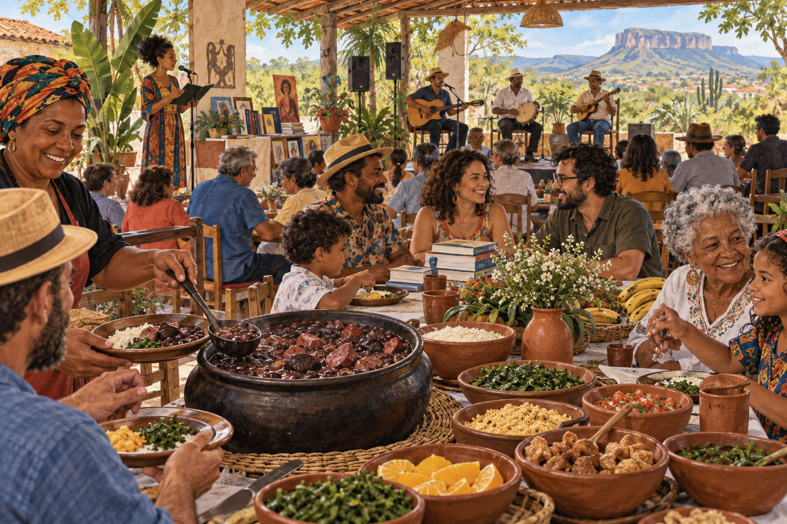 Leia Sempre Brasil celebra sete anos com feijoada e programação cultural em outubro 1 Encontro cultural em torno de uma feijoada no Cariri