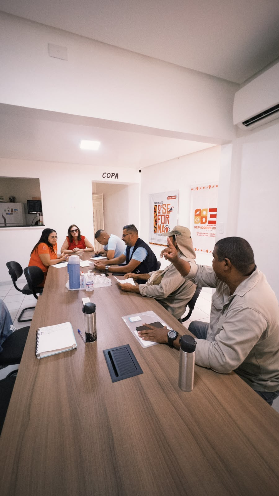 SINDSMCRATO em atividade do sindicato
