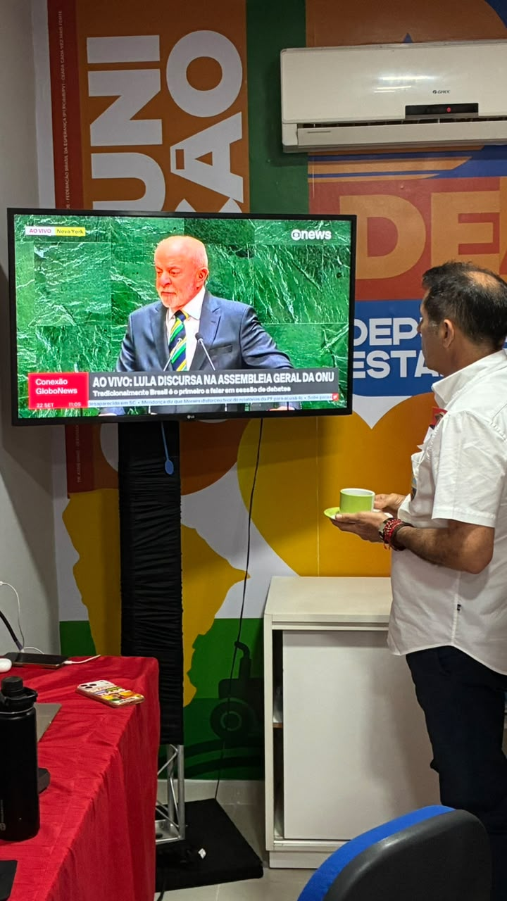 De Assis Diniz reforça fala de Lula na ONU: “o Brasil não cabe no quintal de ninguém” 1 p21 de assis diniz