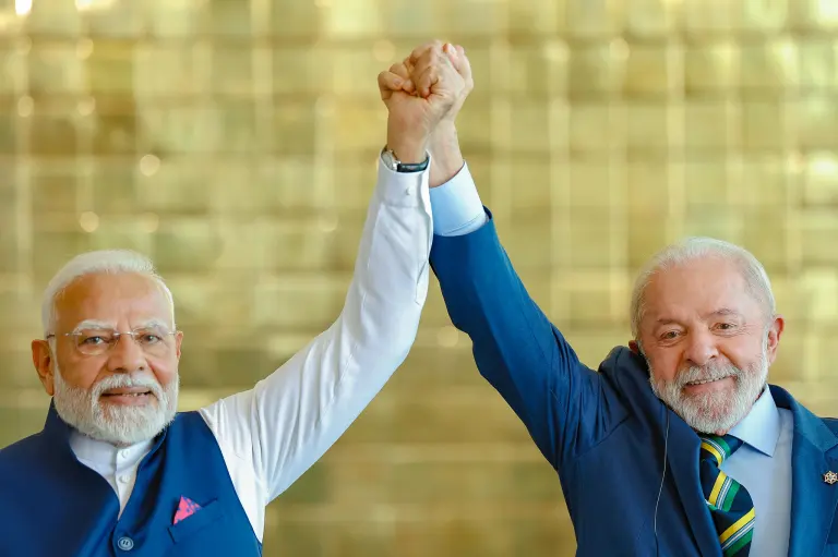 lula e modi