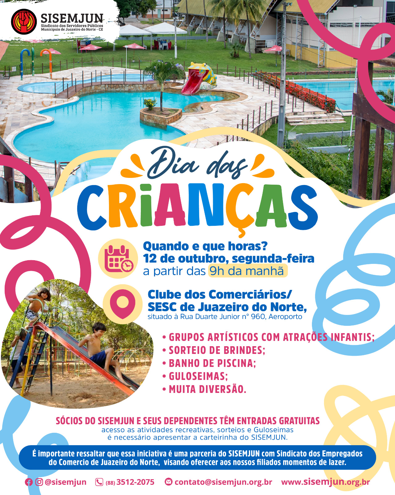 SISEMJUN promove programação especial para crianças no Dia das Crianças em Juazeiro do Norte 1 p17 sisemjun dia das criancas