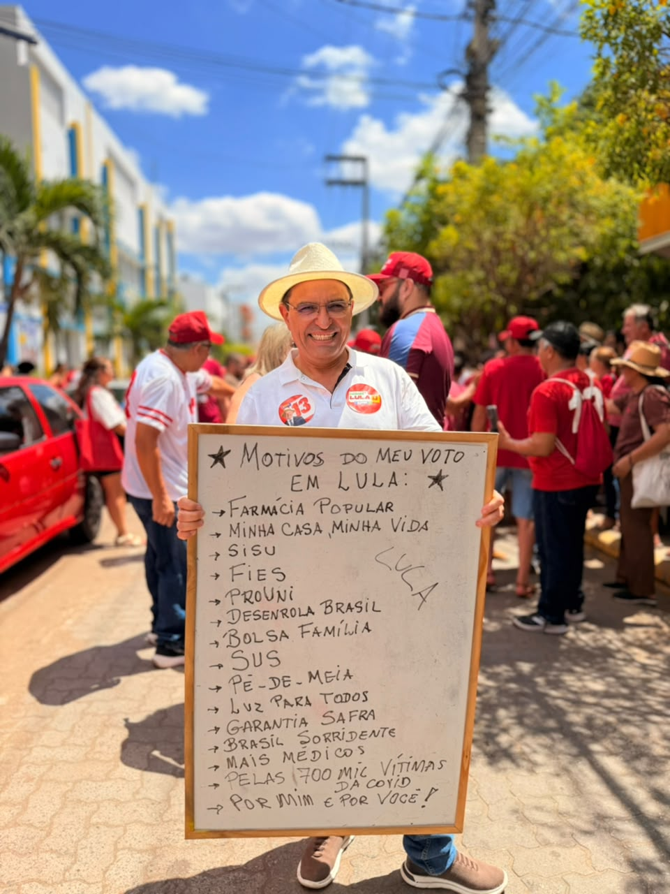 Pedro Lobo continua na campanha de Lula e defende direitos dos trabalhadores e fortalecimento da agricultura familiar 1 p23 pedro lobo campanha lula 02