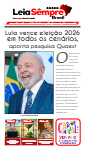 Capa de Jornal Leia Sempre Brasil Ed. 281 de 13.12 a 19.12 de 2024