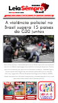 Capa de Jornal Leia Sempre Brasil Ed. 282 de 20.12 a 26.12 de 2024
