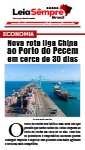 Capa de Jornal Leia Sempre Brasil Ed. 298